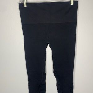 Blanqi maternity black full length leggings medium